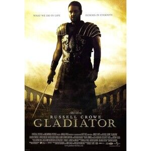 2000 Gladiator ORIGINAL Movie Poster One-Side 11x17 inch Russell Crowe VINTAGE